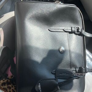 Coach Signature Black Shoulder Bag